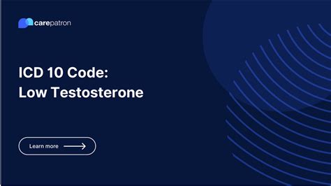 icd 10 cm code for low testosterone|(2022) How To Code Hypogonadism ICD 10